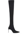 Sportmax 90mm Pointed-toe Heeled Boots In Black