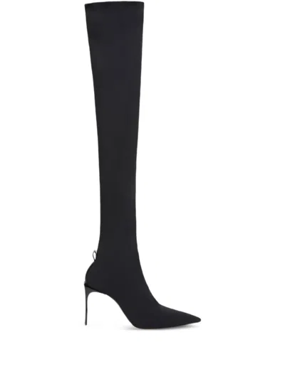 Sportmax 90mm Pointed-toe Heeled Boots In Black