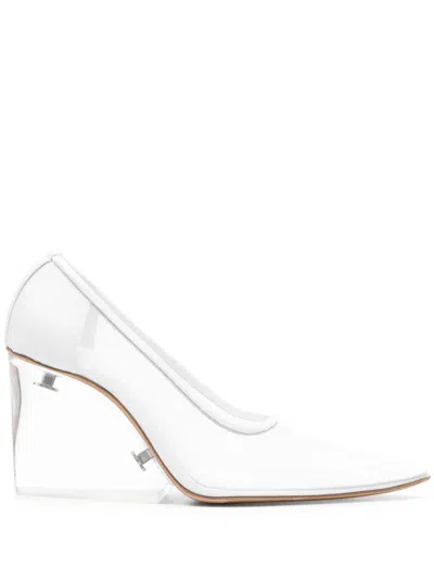 Sportmax 90mm Sheer Pumps In White