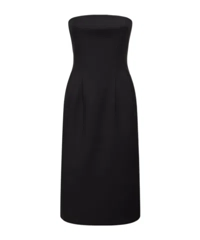 Sportmax A Shoulder-length Dress In Black