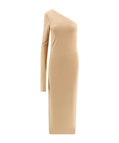 Sportmax A Shoulder-length Dress In Nude