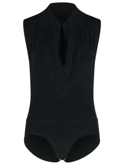 Sportmax 'abano' Black Viscose Blend Sweater