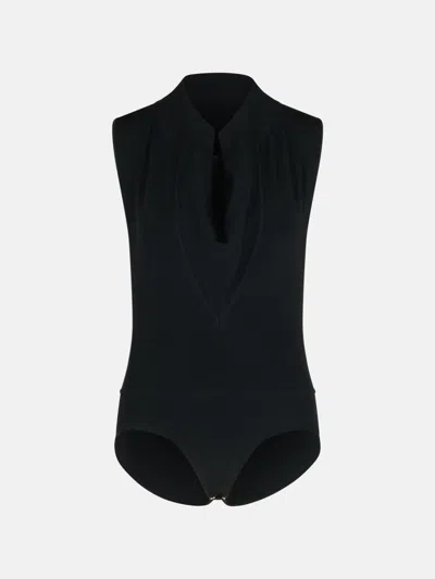 Sportmax 'abano' Black Viscose Blend Sweater