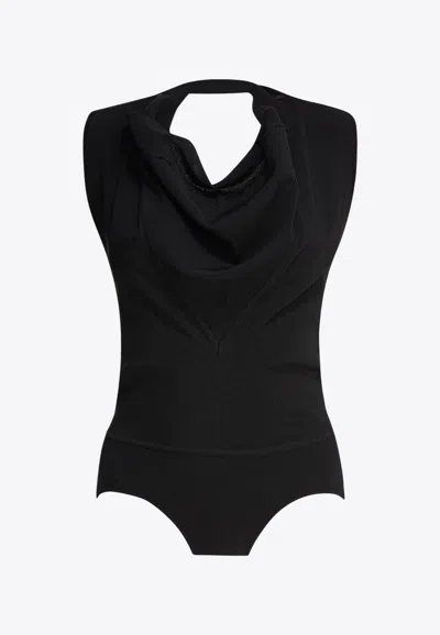 SPORTMAX ABANO DRAPED BODYSUIT