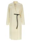 Sportmax Abate Milk Virgin Wool Dressing Gown Coat In Multi