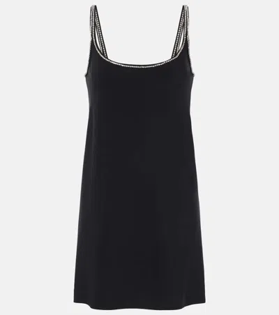SPORTMAX ABETONE1234 EMBELLISHED CADY SLIP DRESS