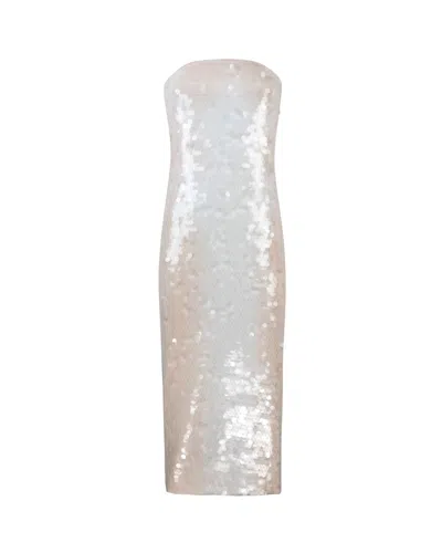 SPORTMAX ABITO IN JERSEY CON PAILLETTES