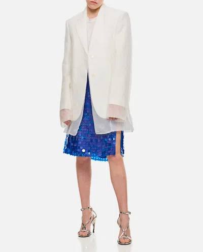 Sportmax Acacia Single Breasted Blazer In White