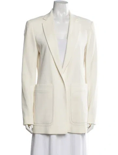 Pre-owned Sportmax Acetate Blazer In Neutrals