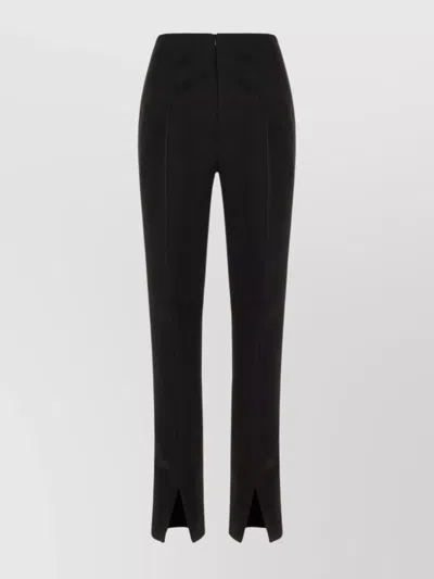Sportmax Acetate Pants Rhinestone Embellishment In Black