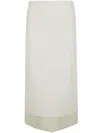 Sportmax Aceti1234 Pencil Skirt Clothing In White