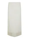 Sportmax Aceti1234 Pencil Skirt Clothing In White
