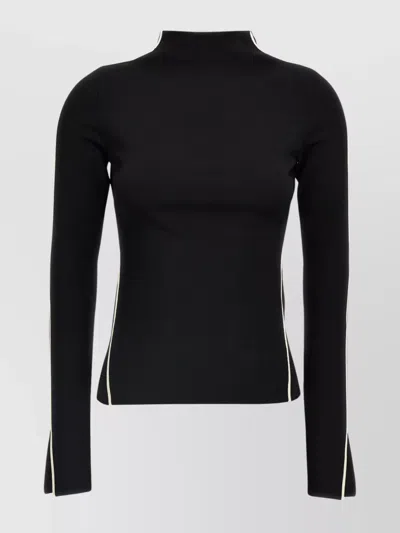 SPORTMAX 'ADDA' CONTRAST PIPING RIBBED KNITWEAR