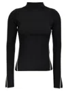 Sportmax Sleeveless Top With Contrast Trim And Cut-out Detailing