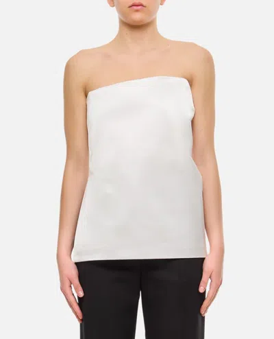 Sportmax Adda Tube Top In White