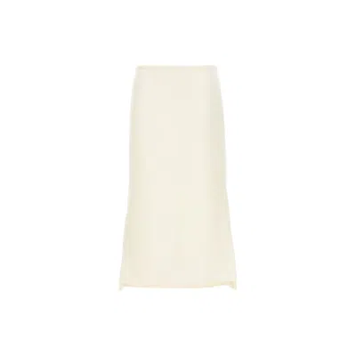 Sportmax Adelfi Midi Skirt In Butter