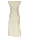 Sportmax Adito Dresses White In Neutral