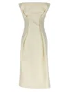 Sportmax Adito Dresses White In Neutral