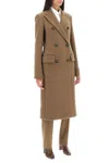 Sportmax Adua Long Coat In Beige