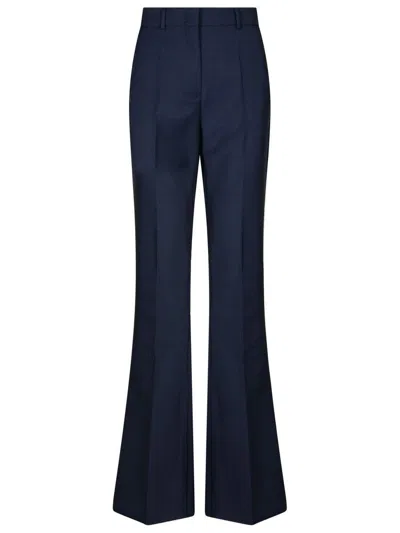 SPORTMAX SPORTMAX 'AEROSO1234' BLUE WOOL BLEND PANTS