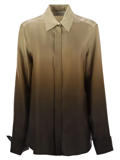 Sportmax Ago Shirt Dégradé In Brown