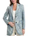 Sportmax Aguzze Blazer In Blue