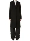 Sportmax Ala Coat In Black In Black