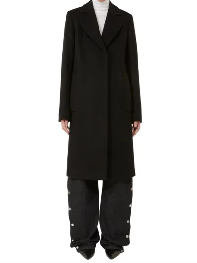 Sportmax Ala Coat In Black