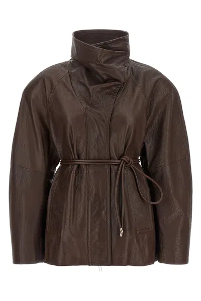 Sportmax 'alaggio' Jacket In Brown