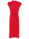 Sportmax Albino Midi Dress In Red