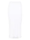 Sportmax Knitwear Culotte Midi Skirt With Sheer Effect