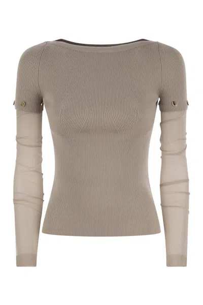 Sportmax Alcide - Tight-fitting Stretch Viscose Jersey