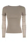 Sportmax Women's Alcide - Tight-fitting Stretch Viscose Jersey In Grey