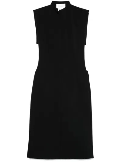 【関税&送料込】Sportmax Black Wool Blend Sleeveless Dress Sportmax Black Wool Blend Sleeveless Dress In Blue | ModeSens