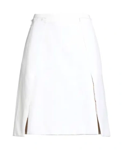 Sportmax A-line Blazer Skirt In White