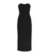 Sportmax Velvet Bustier Dress In Black
