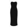 Sportmax Velvet Bustier Dress In 001