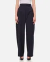 Sportmax Ampezzo Wide Leg Pants In Blue