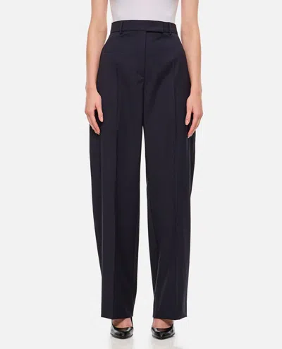 Sportmax Ampezzo Wide Leg Pants In Blue