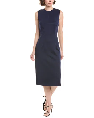 Sportmax Andina Midi Sheath Dress In Blue
