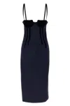 Sportmax Velvet-cup Corset Dress