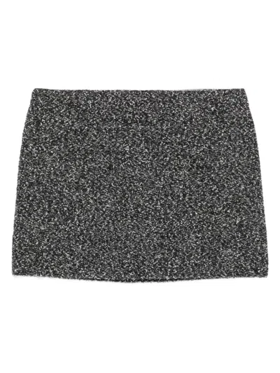 Sportmax Anemone Mini Skirt In Black