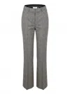 Sportmax Spxanfora Prince Of Wales Check Trousers In White