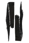 Sportmax Long Fringe Detail Gloves Collection