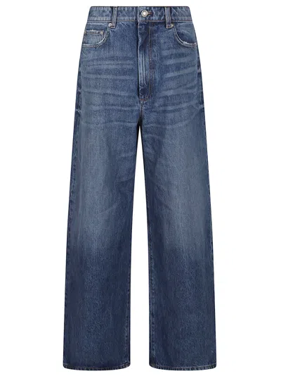 Sportmax Angri Pantalone In Denim In Blue