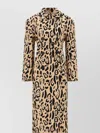 Sportmax Silk Leopard Print Astoria Maxi Dress
