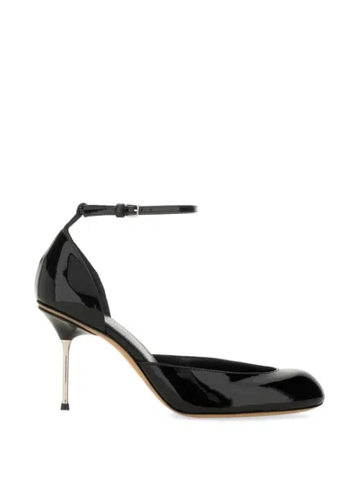 Sportmax Ankle-strap Pointed Pumps In Black