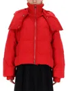 Sportmax Anti-drip Short Down Jacket In Red