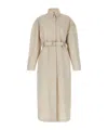 Sportmax Antiope1234 Coats And Trench Coats White In Neutral