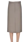 Sportmax Apollo Pencil Skirt In Dove-grey